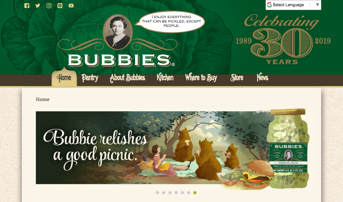 Bubbies Website