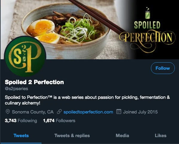 Spoiled To Perfection Twitter Homepage